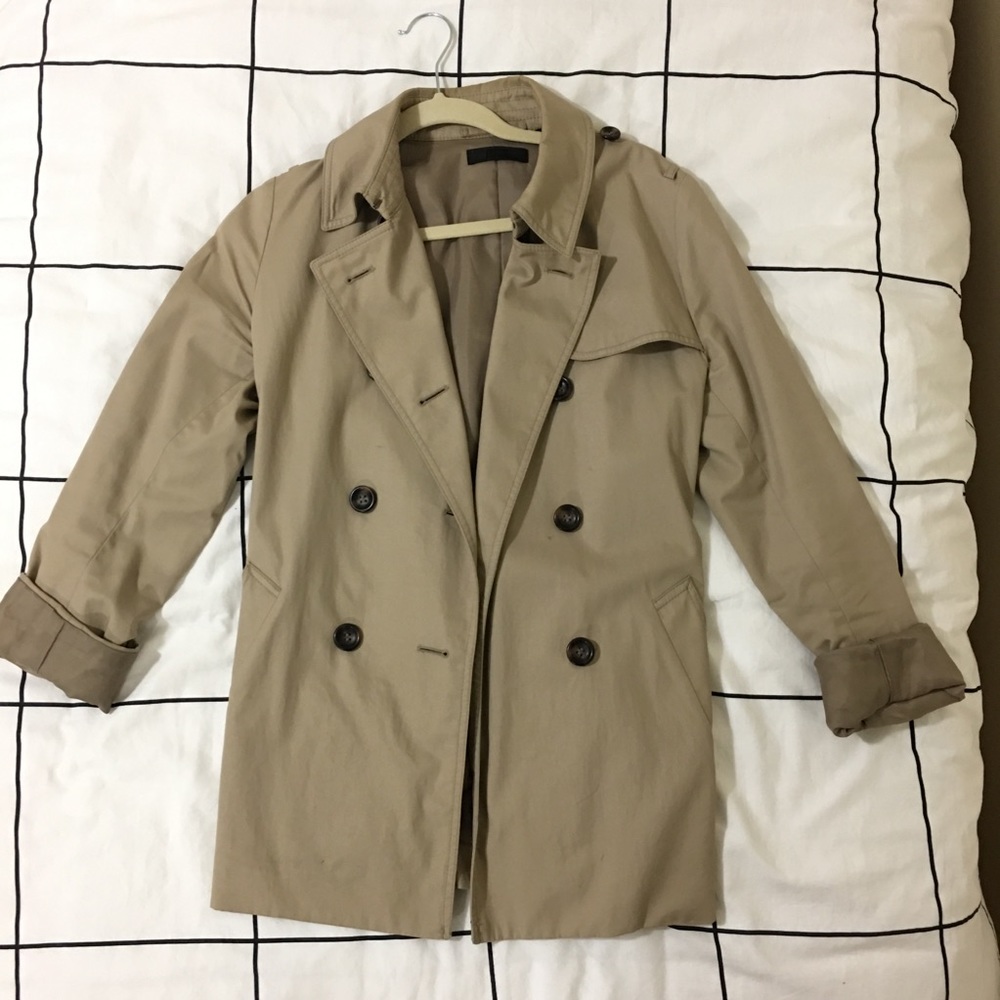 Uniqlo Tan Trench Coat